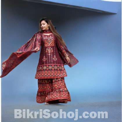 Exclusive Ready Ghararah 3 Pieces ( boishakhi Offer)